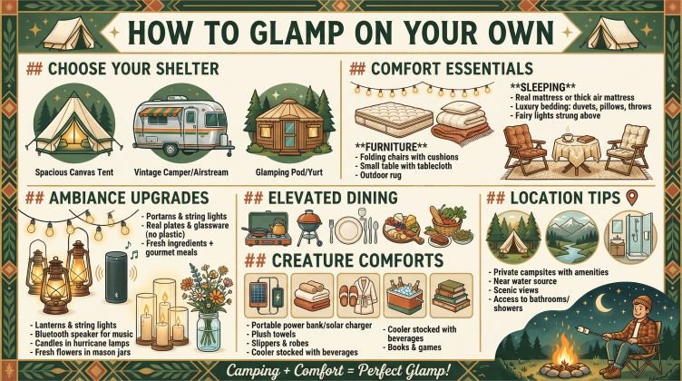 How to glamp on your own? – Complete Answer